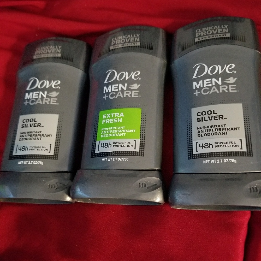 BNWT Lot of 3 Men's Dove Deodorants!